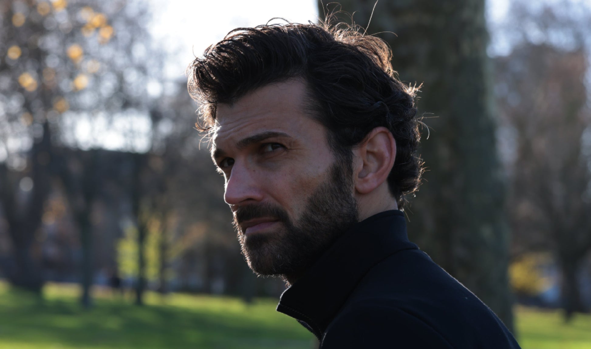 The Ravello Quarter Zip | Black