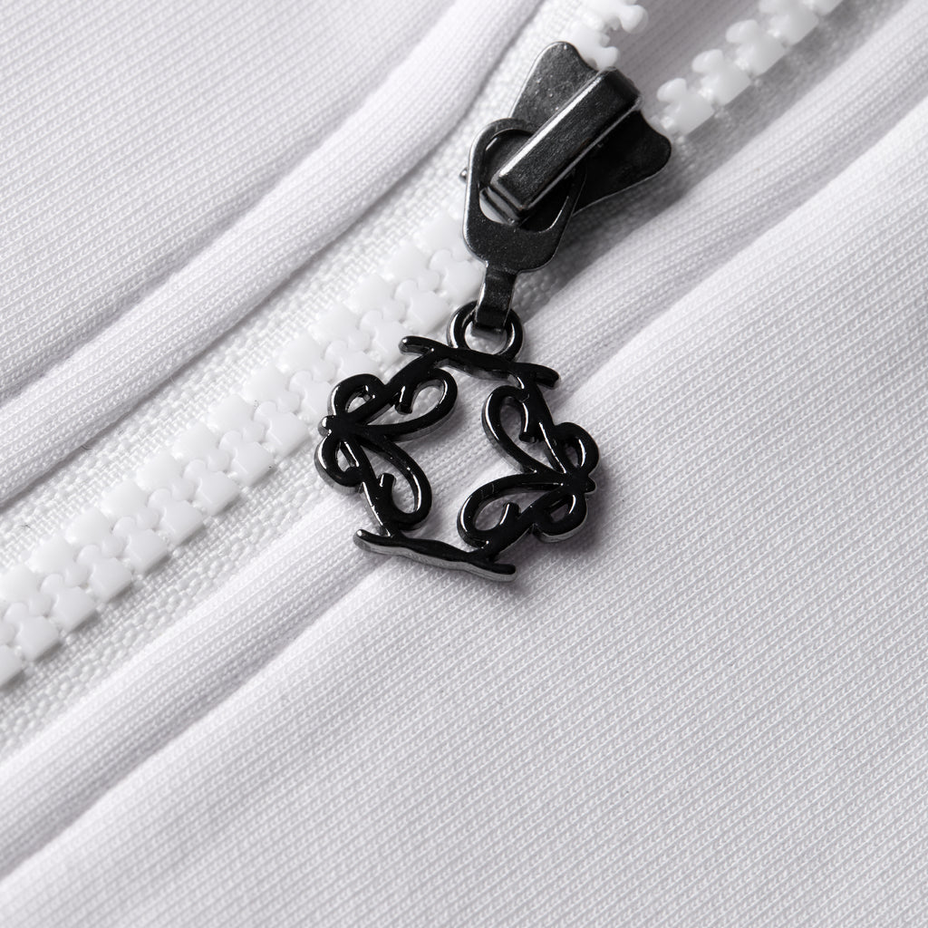 The Ravello Quarter Zip | White