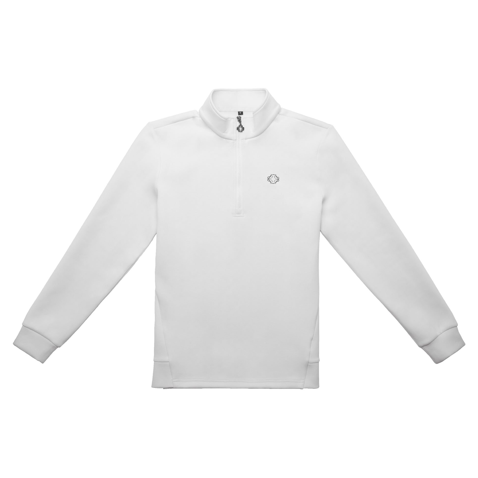 The Ravello Quarter Zip | White