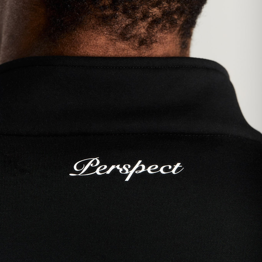 The Ravello Quarter Zip | Black