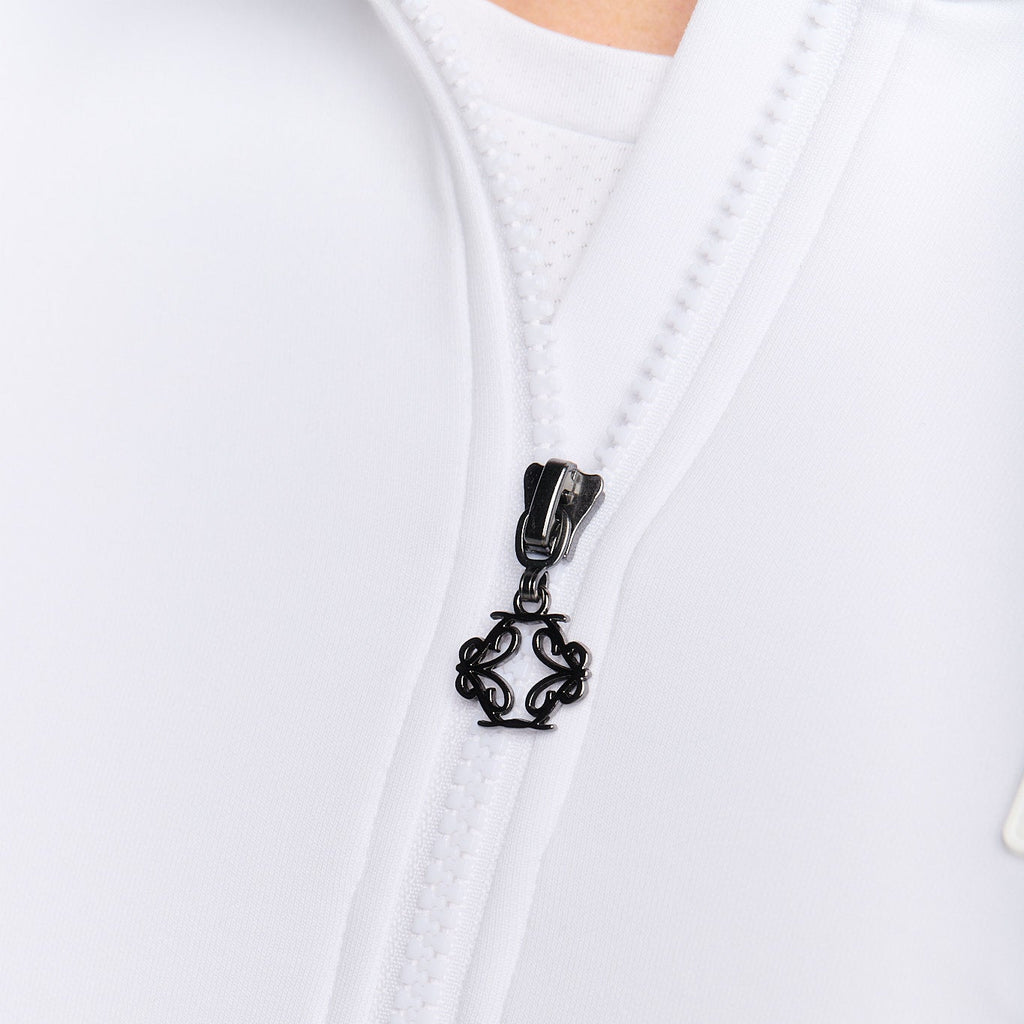 The Ravello Quarter Zip | White